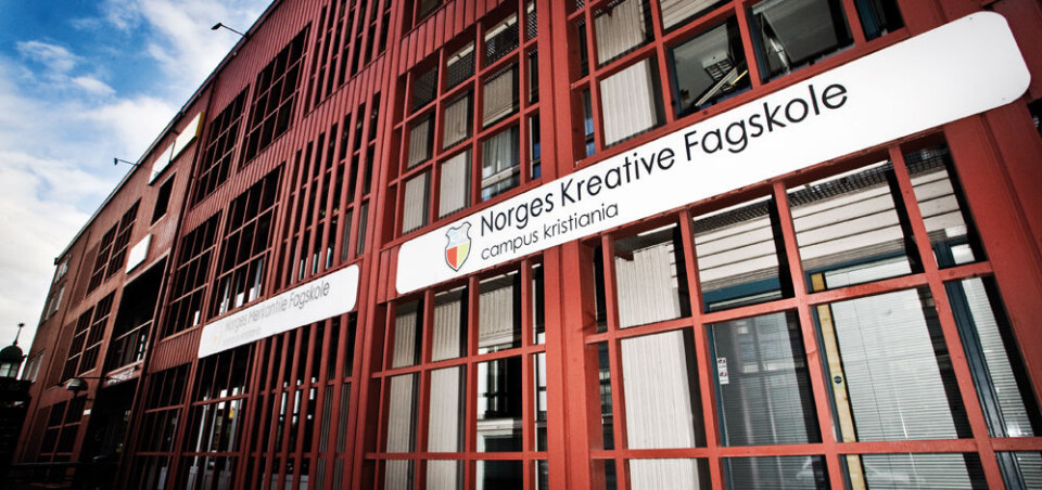 KRITISERT: Norges kreative fagskole mener at kvaliteten på utdanningen skolen tilbyr er tilfredstillende.