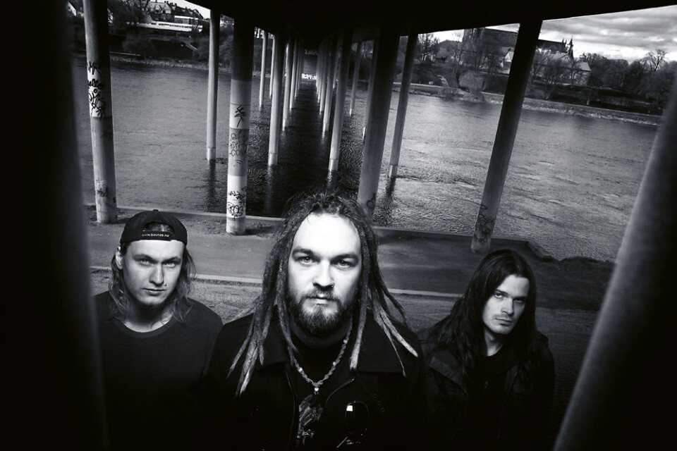 SEIRET: Christian Scheby, Oliver Hostad Løding og Erik Fink Løberg skal i sommer spille på verdens største metal-festival.