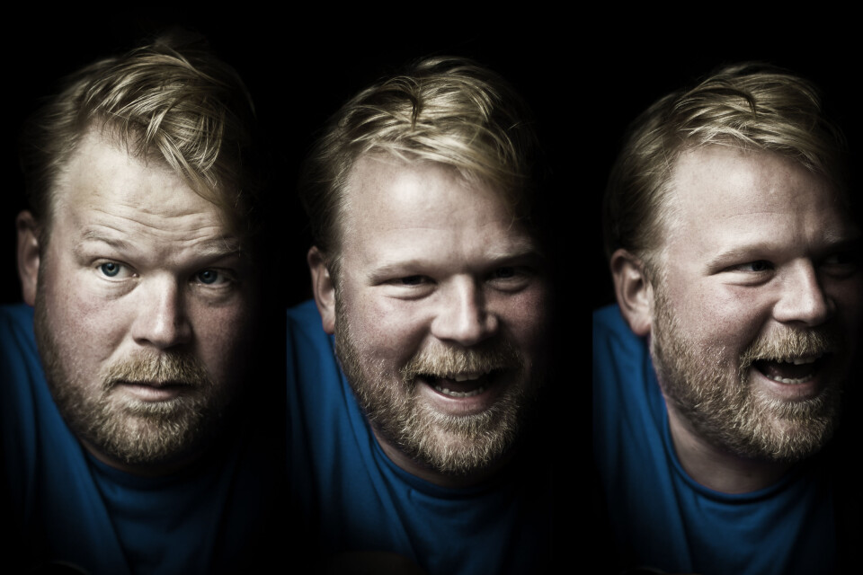 LITT HER OG LITT DER: Anders Baasmo Kristiansen savner film når han driver med teater. Og savner teater når han driver med film.