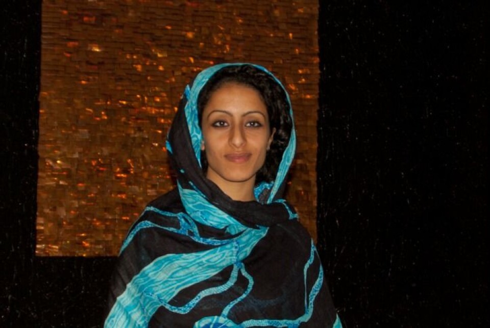 TOUGH CHILDHOOD: – The first time I saw the flag of Western Sahara was when I was a teenager, Amidane says.