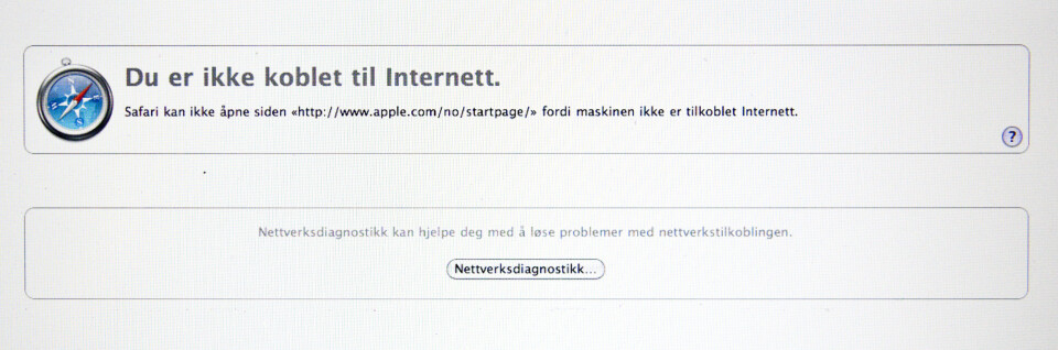 UTEN NETT: Studentene i Parkbygget er fortvilet over internettsituasjonen.(Illustrasjonsfoto)