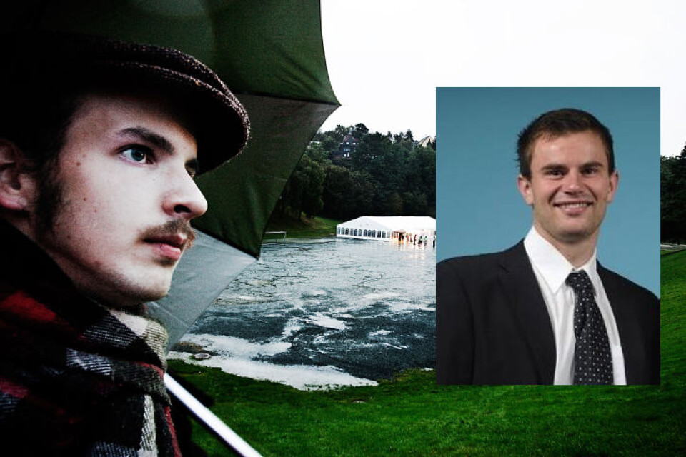LEDERKANDIDATENE: Eivind Rindal og Per Martin Sandtrøen (innfelt) er kandidatene til ledervervet i Studenttinget for 2011.