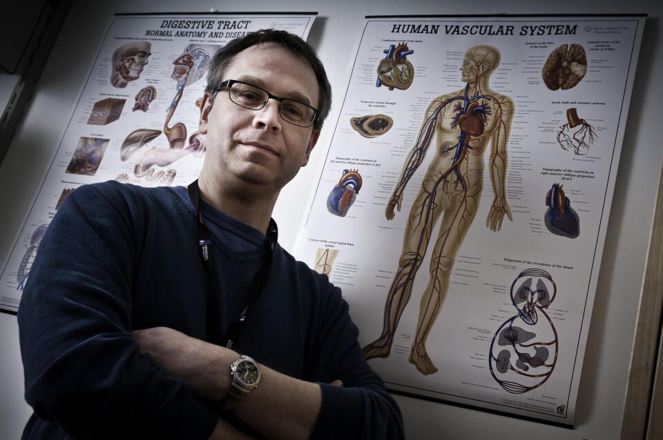 MIDT I STRIDEN: Førsteamanuensis Øystein Olsen var ferdig med sin doktorgrad ved HiST våren 2010.