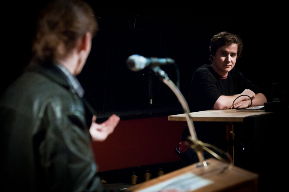 UTFORDRET: Eivind Rindal kom inn og utfordret Erling G. Kjelstrup som eneste kandidat til ledervervet på Samfundet.