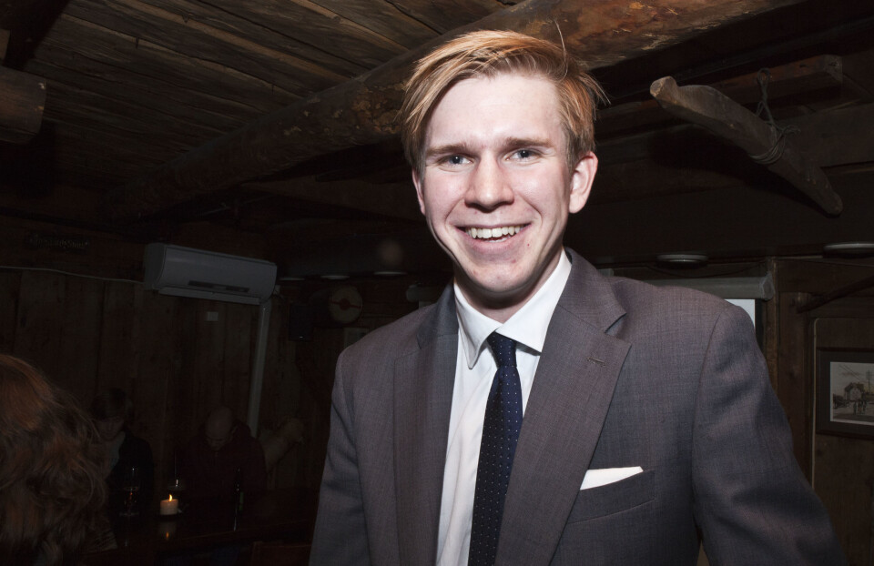 STUDENTENES STEMME: Sverre Lindseth vant ett av studentenes seter i NTNU-styret. I tillegg ble Åsa S. Hoem valgt inn som kvinnelig representant.