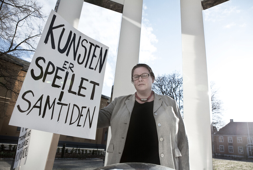 MØTER UVILJE: Leder Brynhilde Bye i Trøndelag Bildende Kunstnere mener mange kunstne re har negative opplevelser med Nav.
