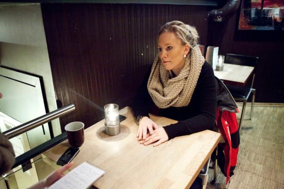 DREADING IT: Nursing student, Martine Schjølberg, will soon be starting a new practical assignment. She fears that the experience will be as negative as her last one.