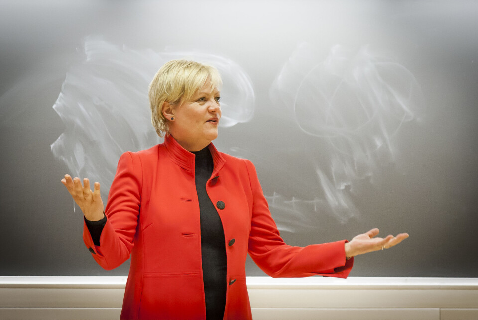 LØFTEBRUDD: Kunnskapsminister Kristin Halvorsen utsetter nok en gang en økning i studiestøtten. – Det var enighet om 11 måneders studiestøtte ved forrige stortingsvalg. Det er på tide at politikerne innfrir dette og faktisk får til det de gikk til valg på, sier påtroppende NSO-leder Øyvind Berdal. (arkivfoto)