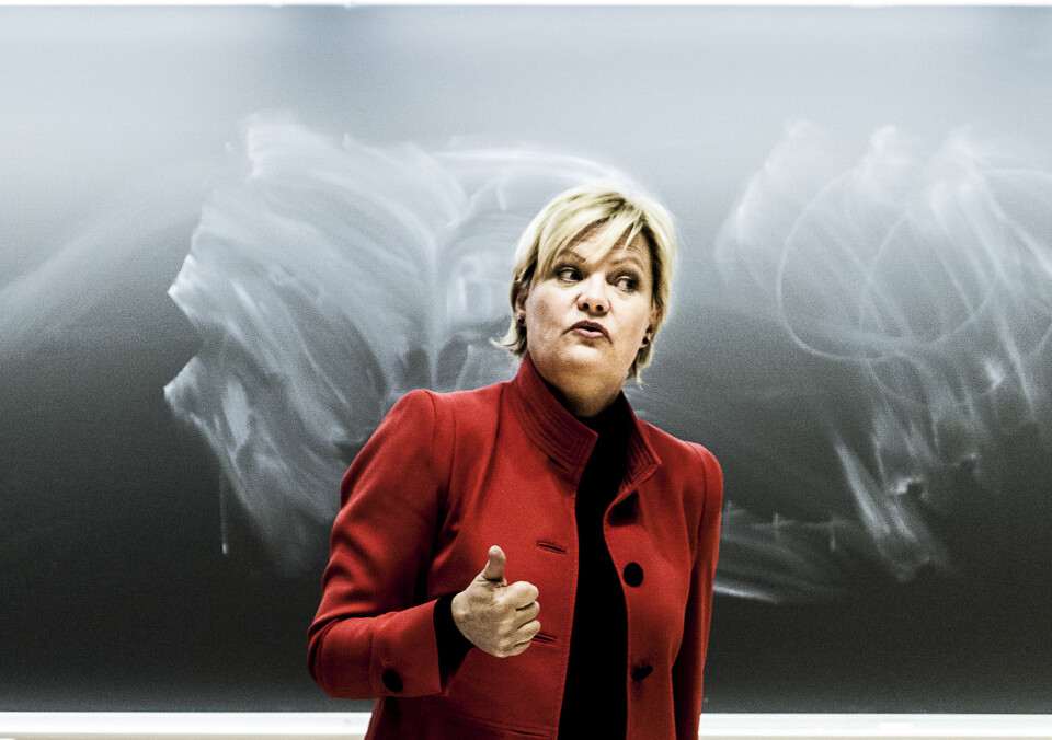 MØTER KRAFTIG MOTBØR: Knapt én måned inn i jobben som minister for studentene har Kristin Halvorsen allerede fått landets stundetpolitikere på nakken.