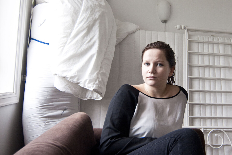 VANSKELIG Å FINNE BOLIG: - Vi har bodd i Trondheim i ett år, og vet hvilke tilstander det er rett før semesterstart, sier Martine Rotihaug.