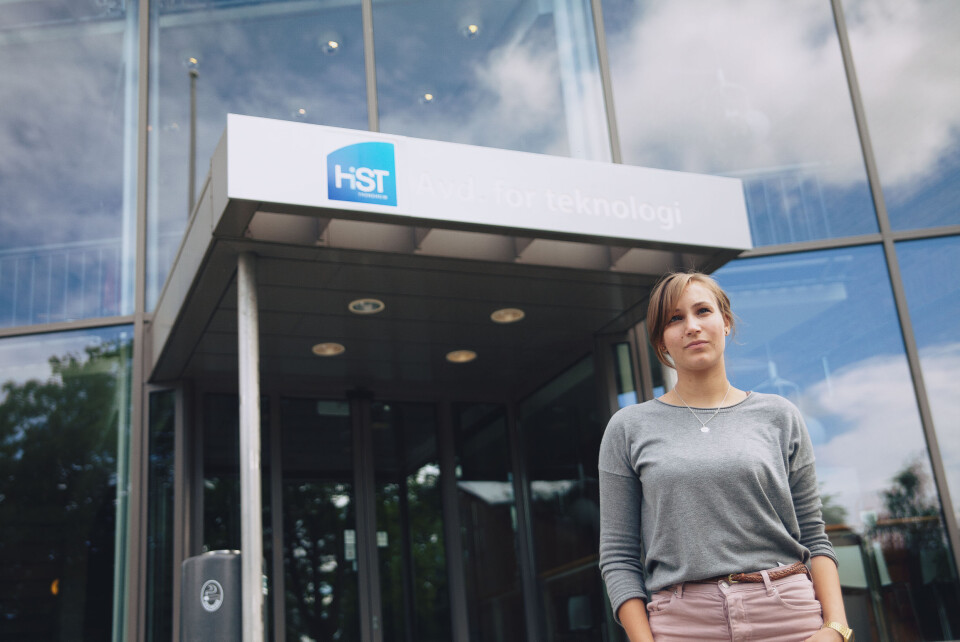 FOR MANGE: Leder Gina Helstad i Studentparlamentet synes det er uansvarlig å ta opp så mange studenter.