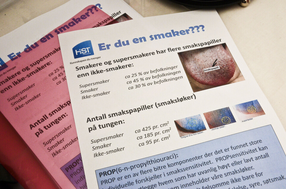TESTER: Er besøkende smakere, eller ikke-smakere?