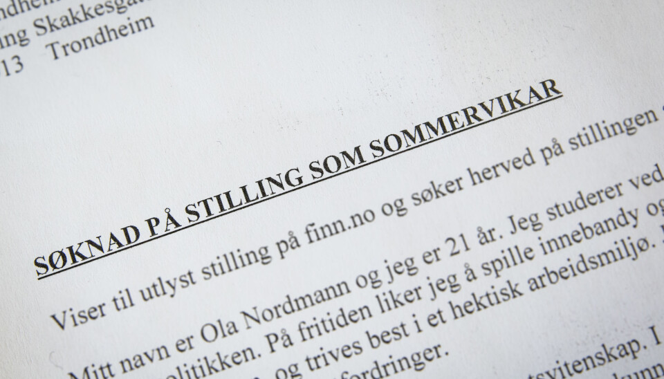 Skal du jobbe i ferien?