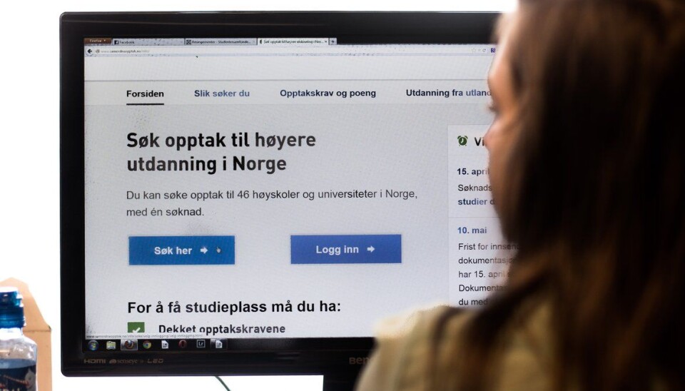 NYE REGLER: Etter regjeringens forslag kan Samordna opptak få nye regler å operere etter.