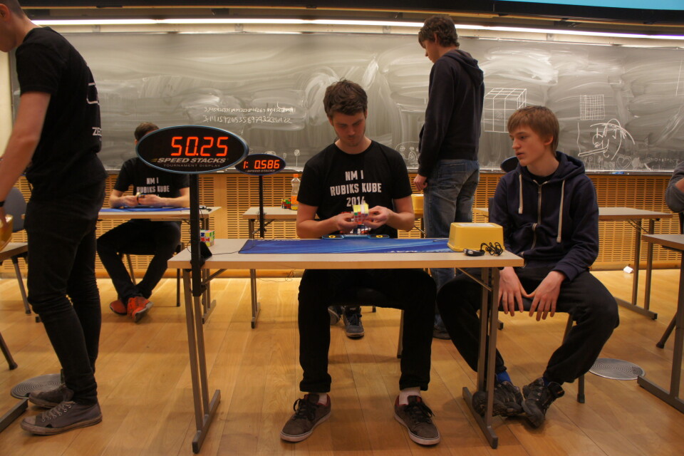 NM i Rubiks kube samlet miljøet
