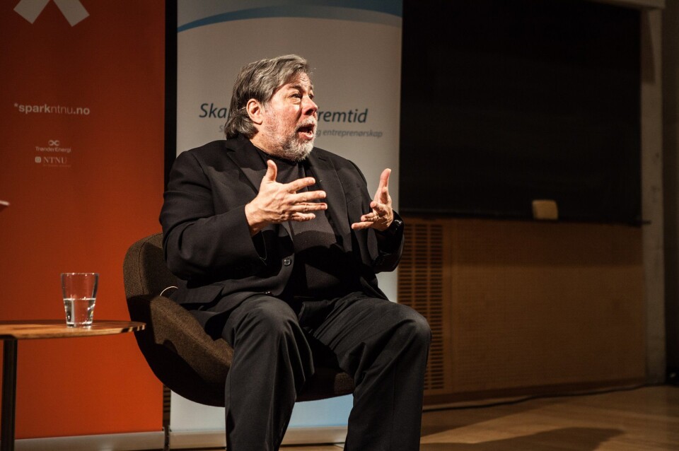 Wozniak gjestet Trondheim