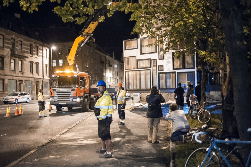 Rake visningsrom bort fra Elgesetergate