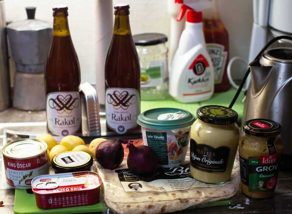 Ingredienser til rakfisk