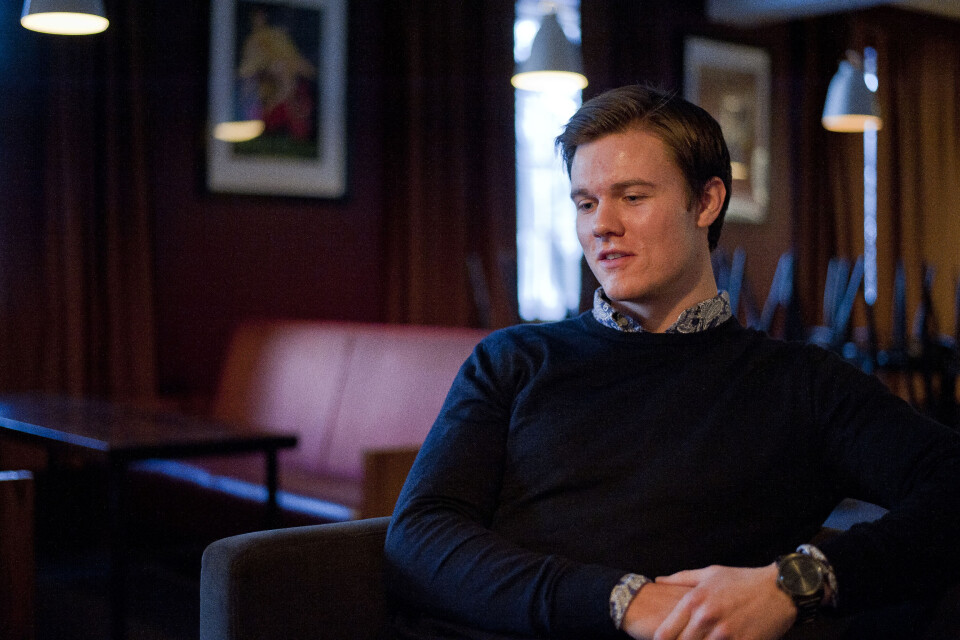 HAR TRUA: Petroleumsstudent Sindre Norheim mener det ligger nok olje igjen til at det også vil være jobber for kommende studenter.
