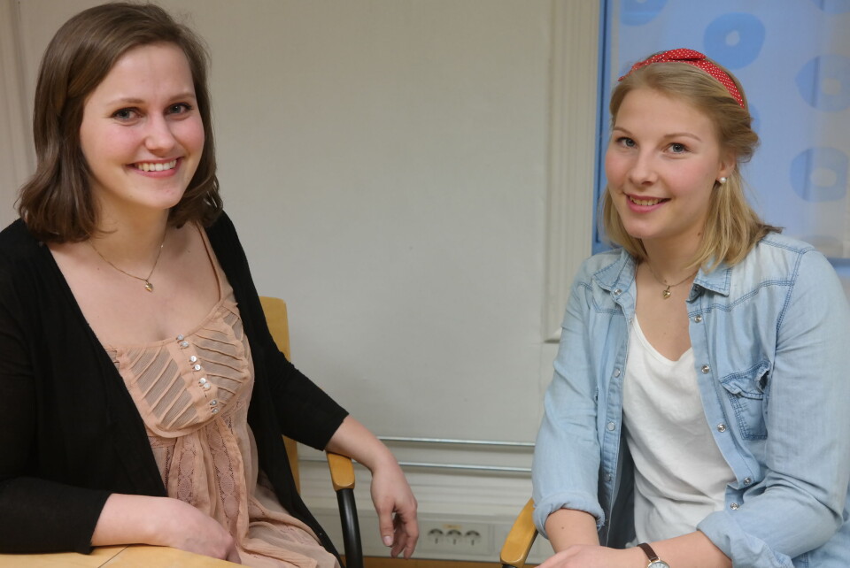 HiST-studentene Synne Grønvold og Nina Tollehaug håper å bli valgt inn i ledelsen i Norsk Studentorganisasjon