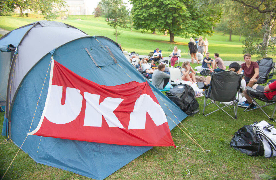 Telter for UKA-billetter