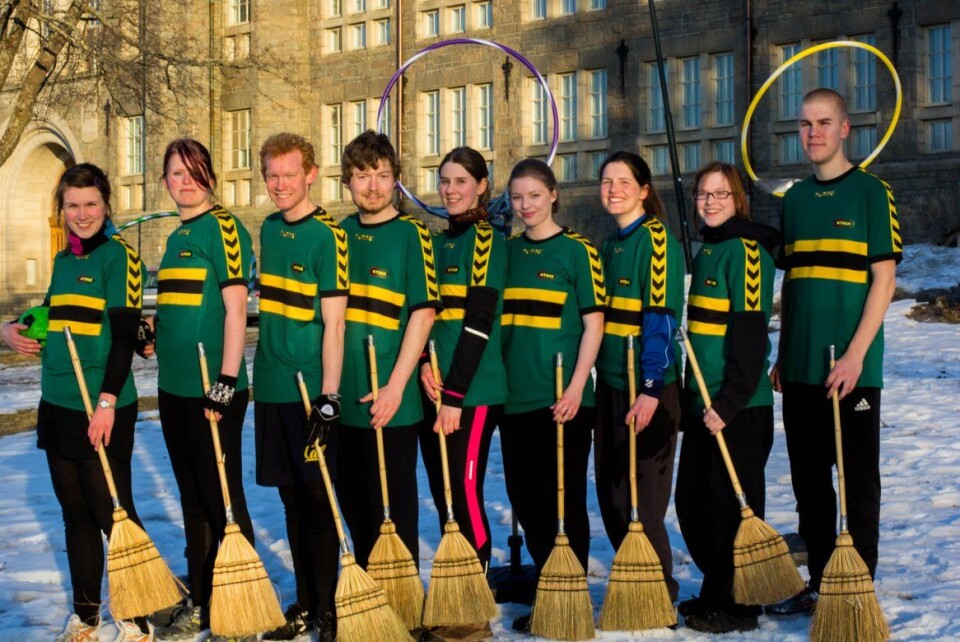 Kan bli studentmesterskap i rumpeldunk