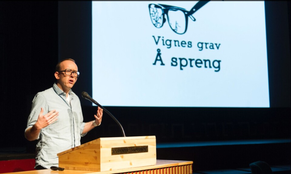 Oddvar Vignes taler til Storsalen