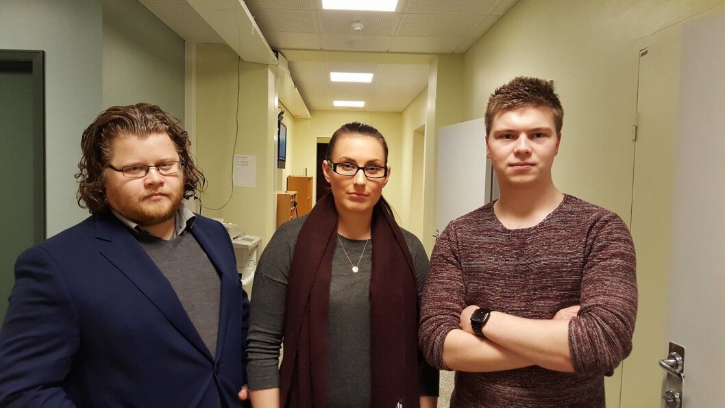 F.v.: Jone Trovåg, Marte Øien, Stein Olav Romslo F.v.: Jone Trovåg, Marte Øien, Stein Olav Romslo