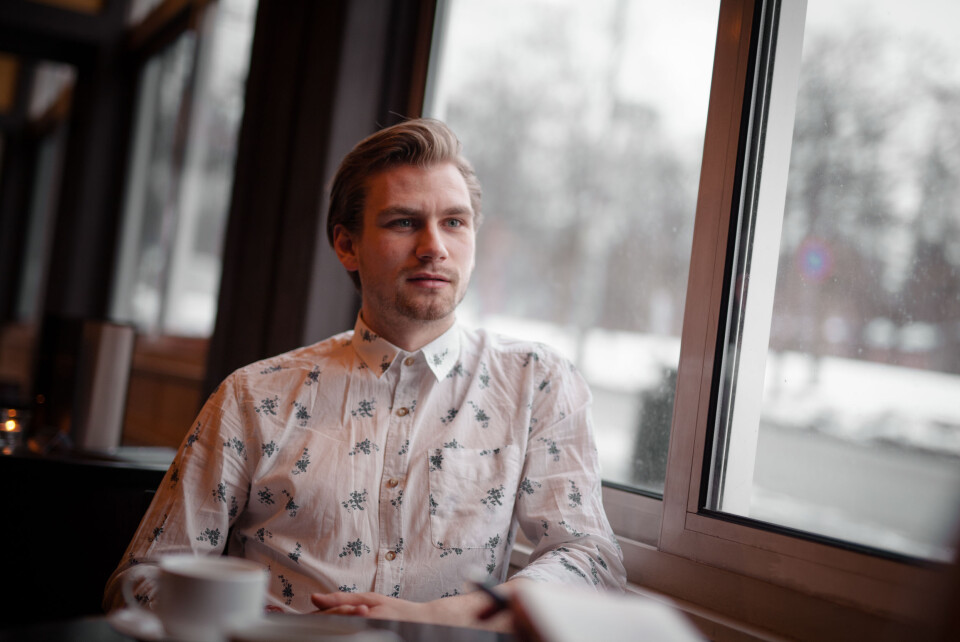BOOKER: Løvik er ansvarlig for å skaffe artisert til Samfundets største scene, Storsalen, på lørdager. Foto: Jonas Halse Rygh