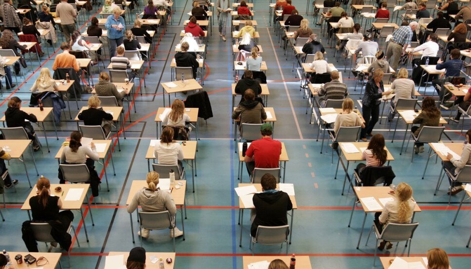 IKKE FYSISK: Det ser ut til at det er en stund til vi igjen kommer til å oppleve ha skoleeksamner igjen. IKKE FYSISK: Det ser ut til at det er en stund til vi igjen kommer til å oppleve ha skoleeksamner igjen.