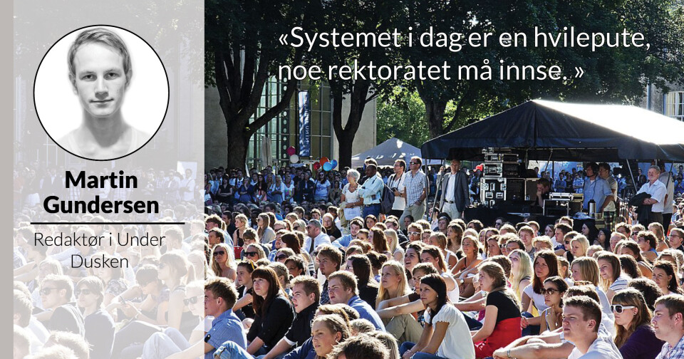 Leder: Referansegruppene misbruker studenters dugnadsånd