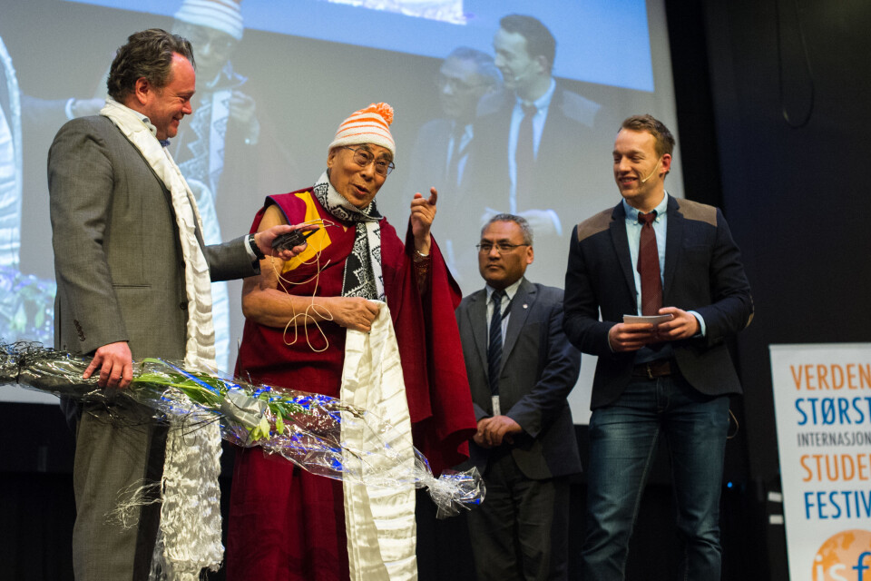 Dalai Lama var på besøk under ISFiT 2015