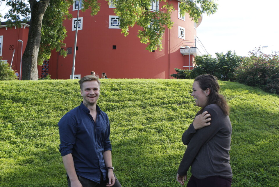 Christian Dahl-Nielsen og Maren Kronlund fra Styret på Samfundet er sikre på at høstens program blir livlig og interessant.