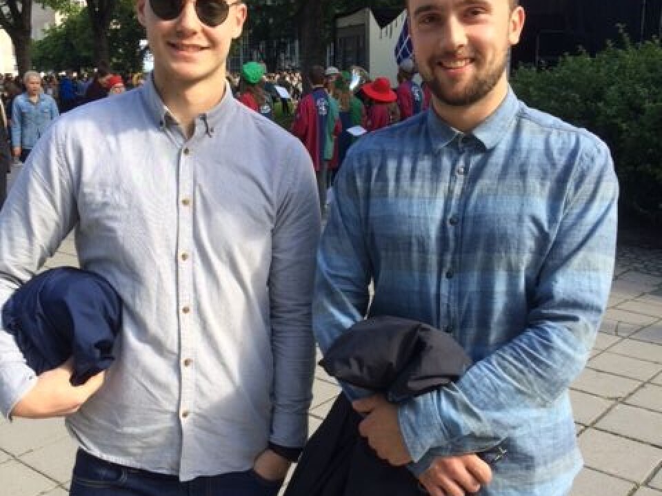 Sebastian Lillegård (24) og Johannes Ottestad (24)