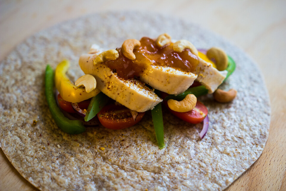 Indisk lefse med spennende smaker og teksturer.