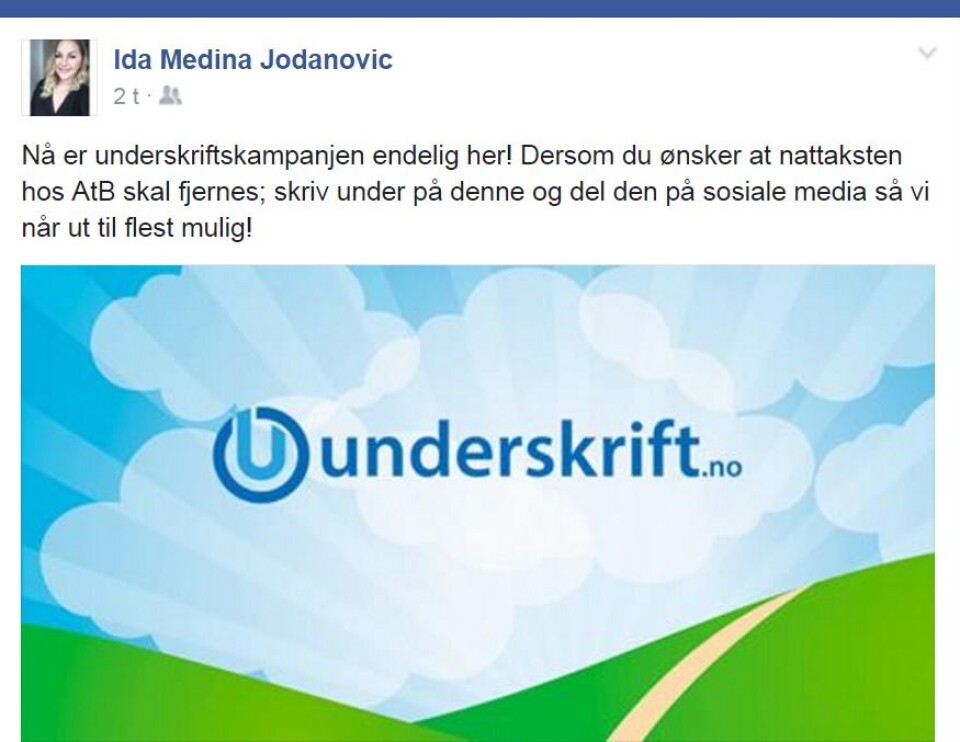 Nå slår studentene tilbake mot nattaksten