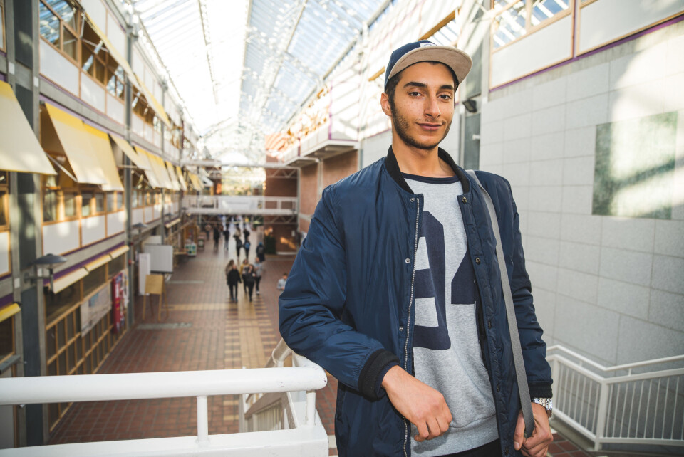 Student Saber Ben Ouaz skal delta på Kosmorama for første gang. Student Saber Ben Ouaz skal delta på Kosmorama for første gang.