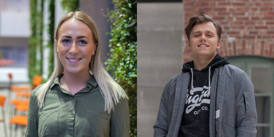 Martine G. Thorberg går førsteåret på maskiningeniør, og har deltatt på Jenter og teknologi-prosjektet. Bartosz Jakubowski synes det er helt greit at jentene har prosjektet hvis det hindrer dem i å droppe ut.