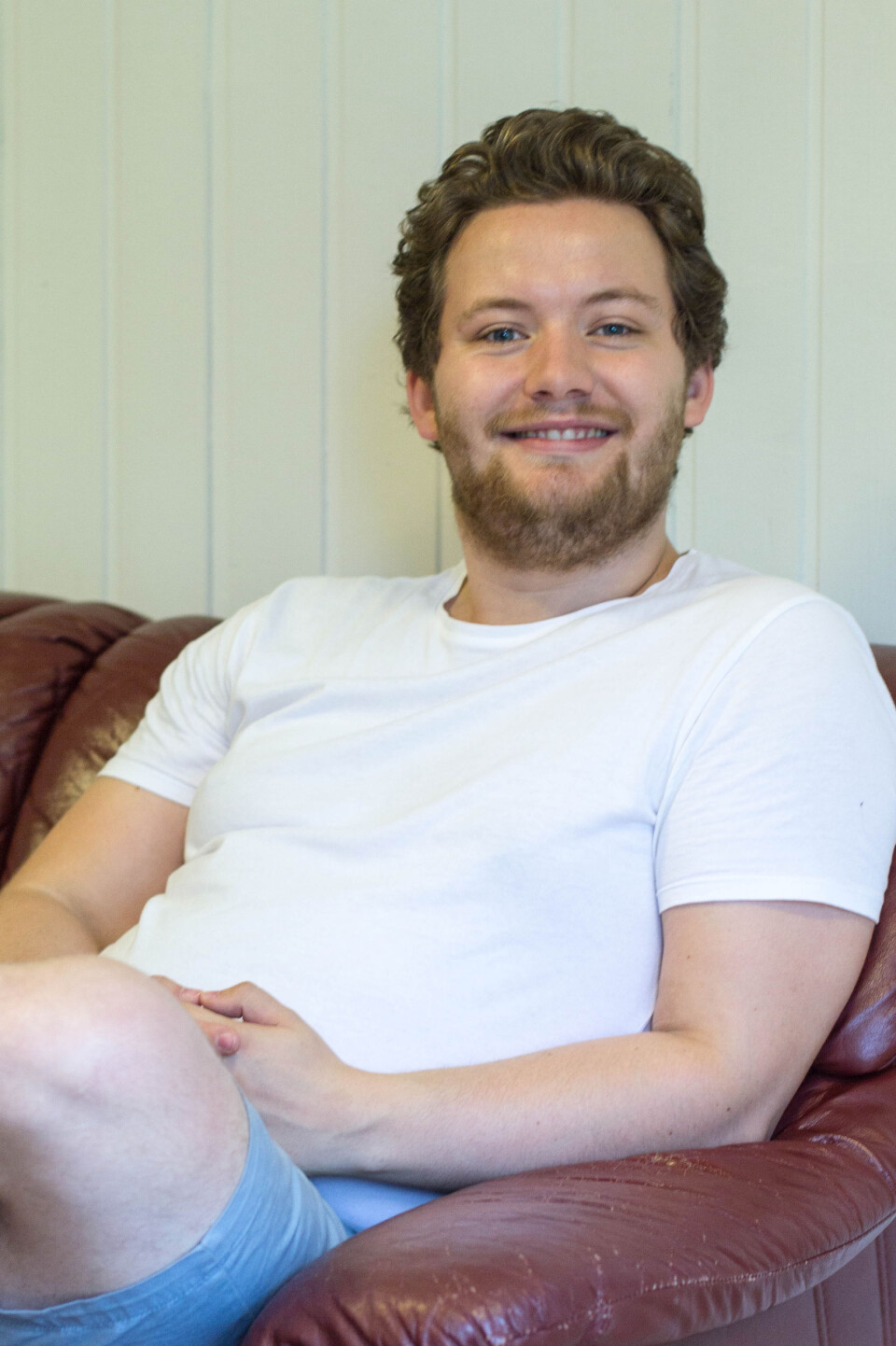 EKTE KJÆRLIGHET: Alexander Edin Varegg er veldiggira for at kjellerne snart er tilbake.