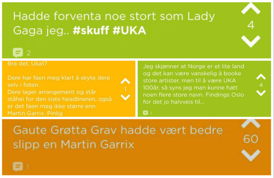 Nytt UKE-slipp vekker sterke reaksjoner