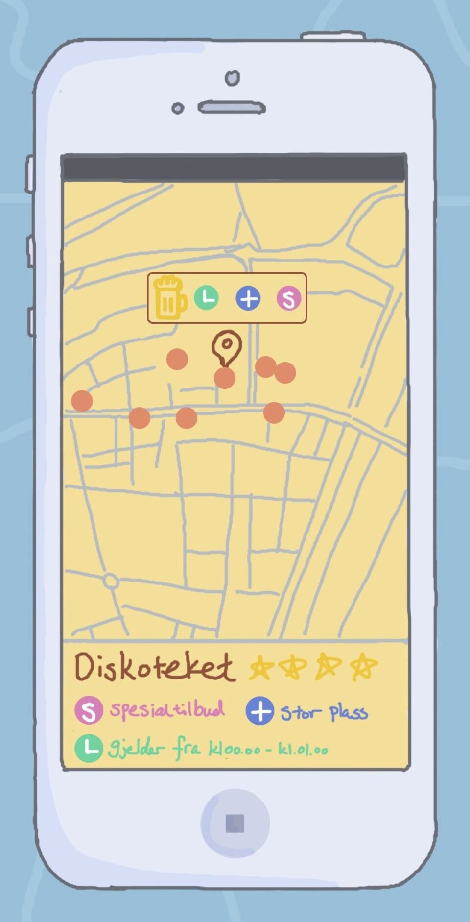 Øl på app