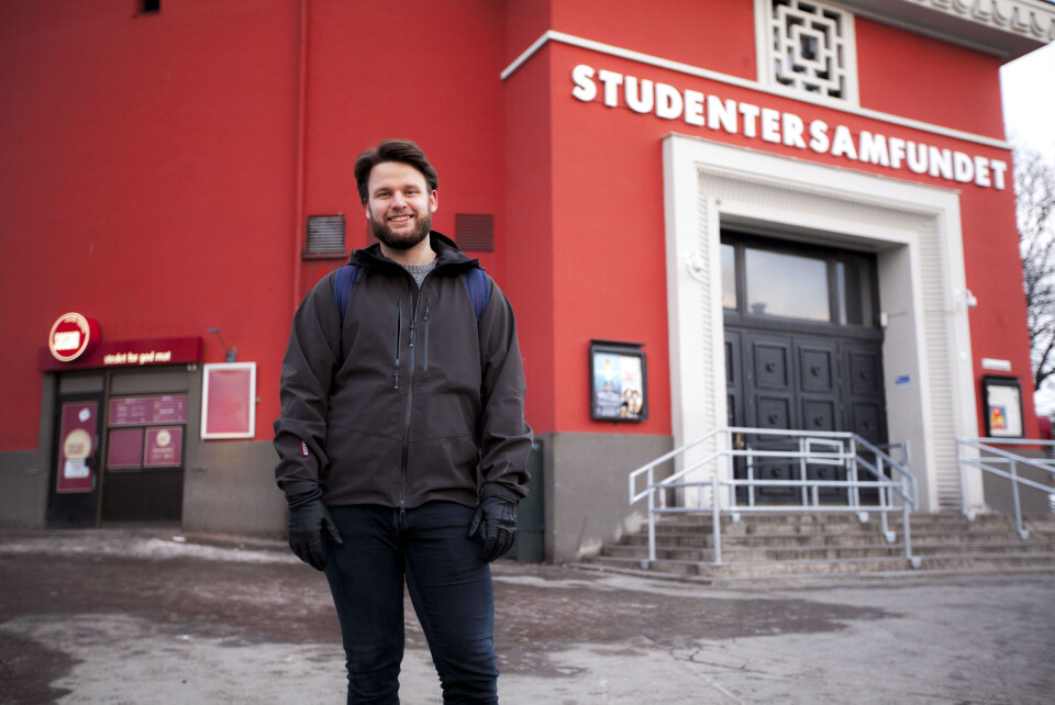 Eirik Sande stiller som kandidat til ledervalget ved Samfundet.