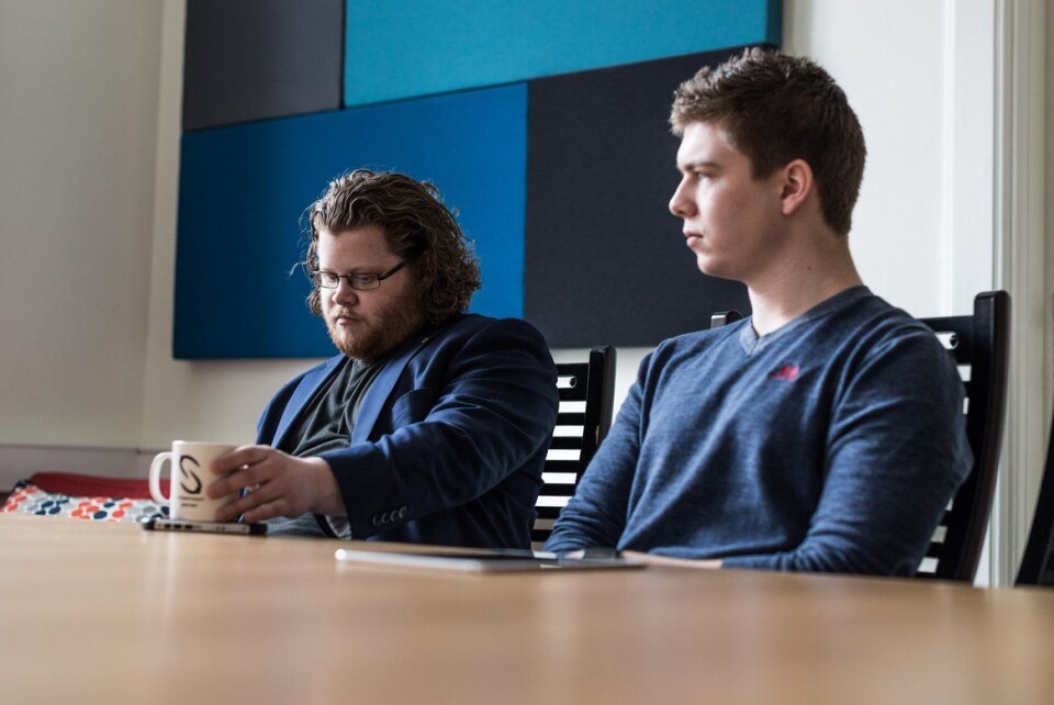 Jone Trovåg (t.v.) og Stein Olav Romslo har tidligere hatt verv i Studenttinget NTNU.