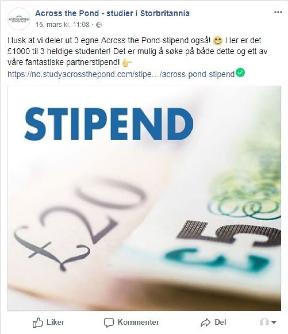 Kritisk til lik-og-del-konkurranser for studiestipend