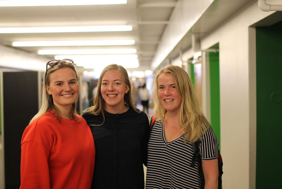 Amalie Hefre, Vilde Mjåland Wathne og Frida Sjursdatter Thingstad