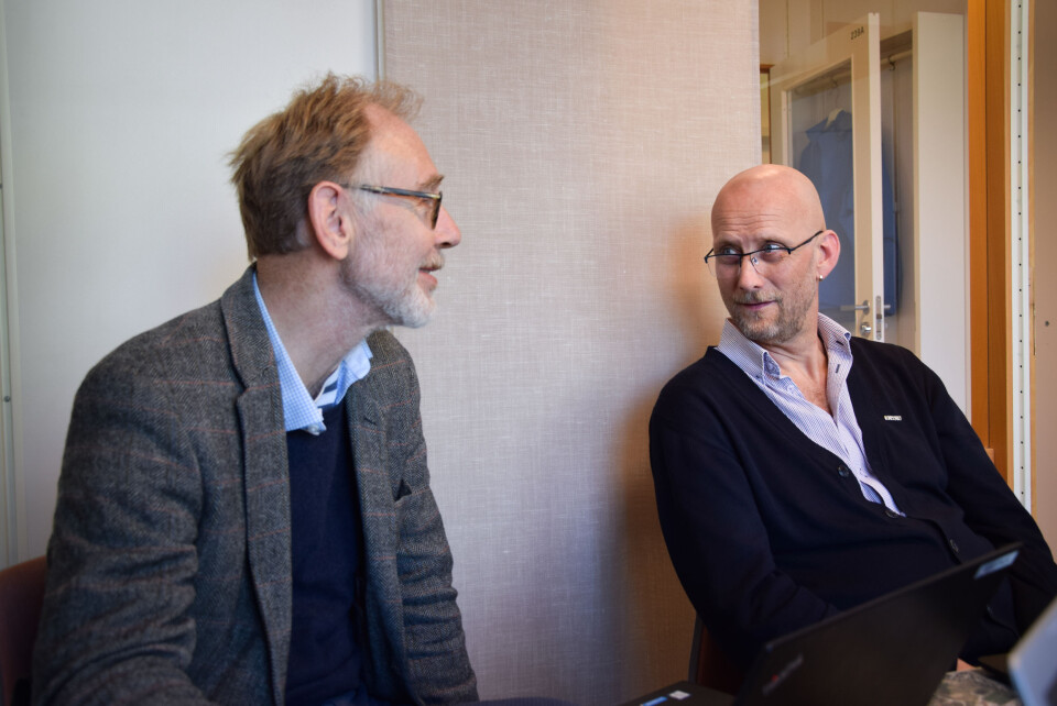 – Undervisning prioriteres framfor andre aktiviteter, sier Nils Jørgen Moltubakk og Jens Petter Nygård.