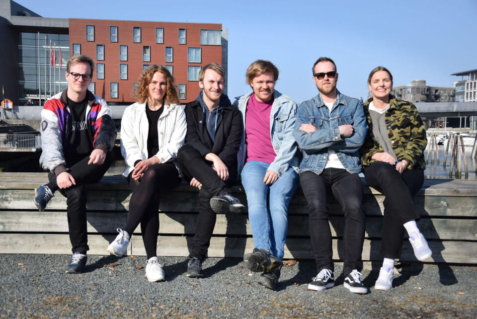 TRONDHEIM KONSERTKOLLEKTIV: Markus Sletten, Oda Sofie Aaring, Rune Søholt, Are Bergerud, Fabian Egge, Maria Rasmussen.