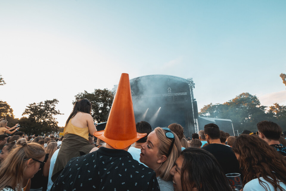 En festivalgåer ble etter hvert kjent som 'kjegla.'