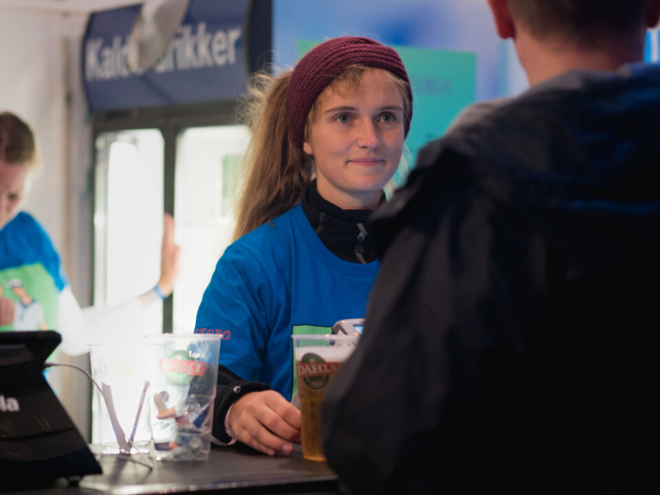 Ingrid Christiansen i baren på Forte Ingrid Christiansen i baren på Forte