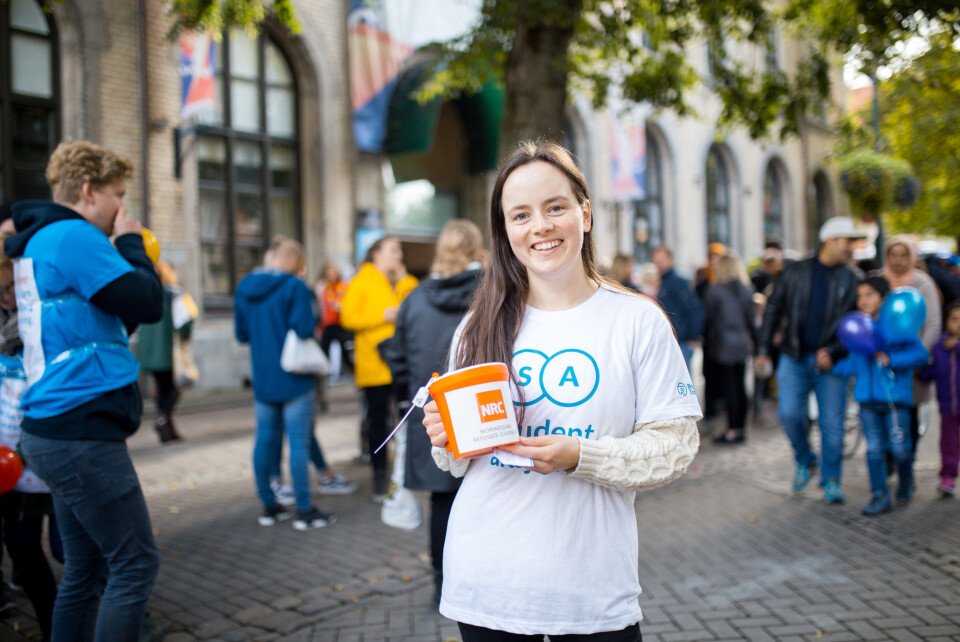 Frøydis Vikestad, leder for Studentaksjonen i Trondheim.